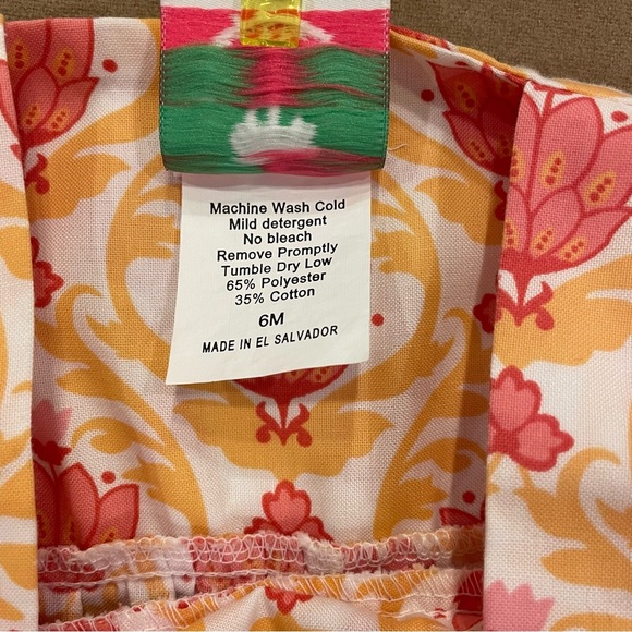 Shrimp & Grits Kids Baby Girls Ruffle Jumper Size 6M - Picture 9 of 12